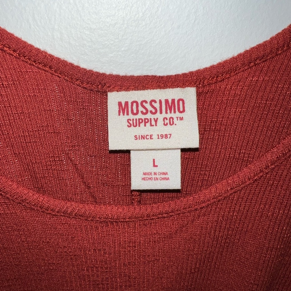 Mossimo Ribbed Tank Top Women’s Large - Picture 2 of 3